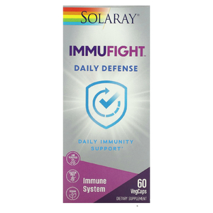 Solaray, ImmuFight, Ежедневная защита, 60 вегетарианских капсул (Товар снят с продажи) 