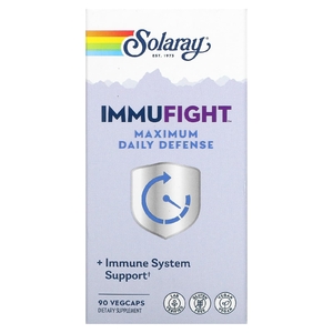 Solaray, ImmuFight, максимальная ежедневная защита, 90 VegCaps