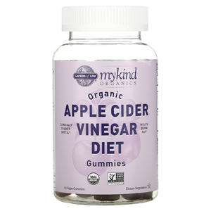 Garden of Life, MyKind Organics, органические диетические жевательные конфеты с яблочным уксусом, 63 веганские жевательные конфеты (Товар снят с продажи) 