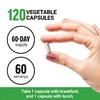 Force Factor, ProbioSlim, средства для снижения веса, 120 вегетарианских капсул