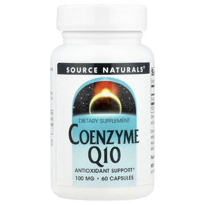 Source Naturals, коэнзим Q10, 100 мг, 60 капсул