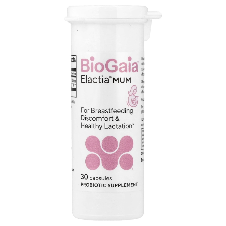 BioGaia, Elactia® Mum, 90 мг, 30 капсул