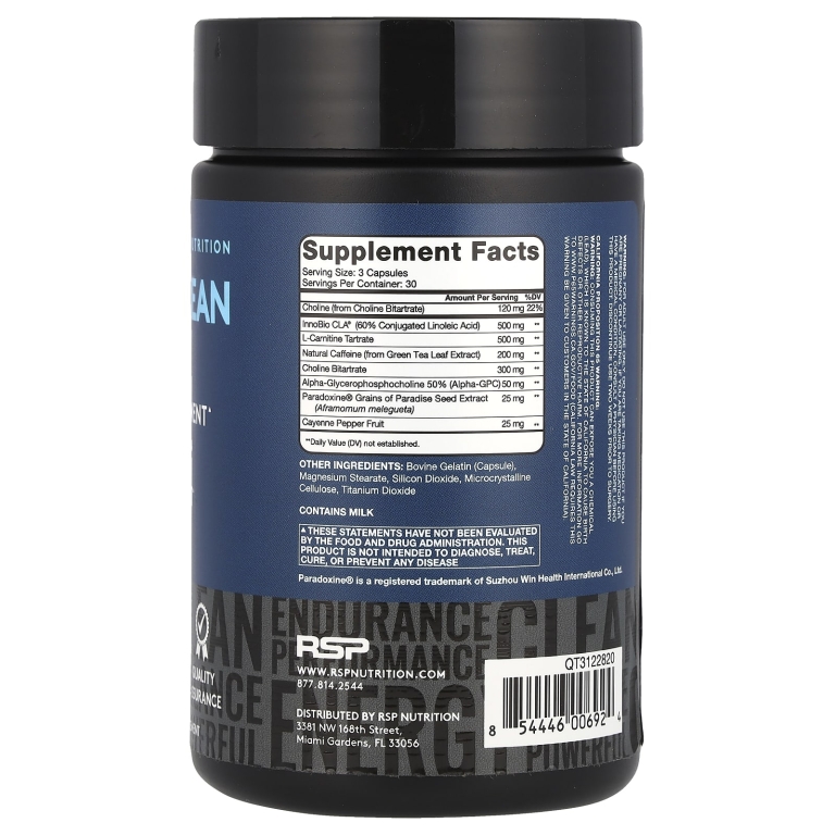 RSP Nutrition, Quadralean Thermo, 90 капсул