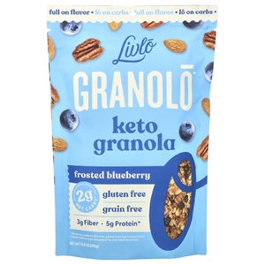 Livlo, Granolo, кетогранола, голубика, 298 г (10,5 унции)