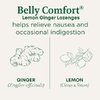 Traditional Medicinals, Organic Belly Comfort, лимон и имбирь, 30 леденцов в индивидуальной упаковке