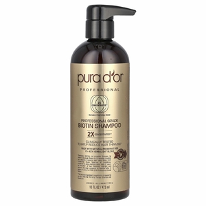 Pura D'or, Professional Grade, шампунь с биотином, для всех типов волос, 473 мл, (16 жидк. унций)