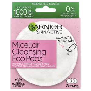 Garnier, SkinActive, очищающие мицеллярные диски, экологически чистые, 3 шт. (Товар снят с продажи) 