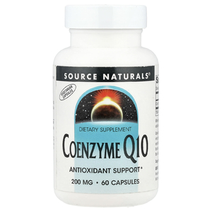 Source Naturals, коэнзим Q10, 200 мг, 60 капсул