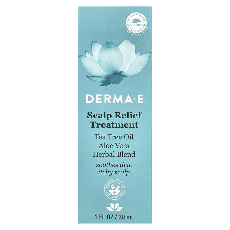 DERMA E, успокаивающее средство для кожи головы, 30 мл (1 жидк. унция)