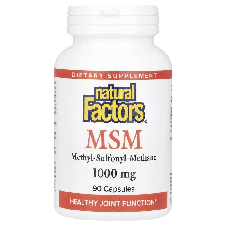 Natural Factors, МСМ, 1000 мг, 90 капсул