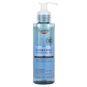 Eucerin, увлажняющий и очищающий гель с гиалуроновой кислотой, 200 мл (6,8 жидк. унции)