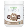 Orgain, Simple, растительный протеиновый порошок, сливочный шоколад, 567 г (1,25 фунта)