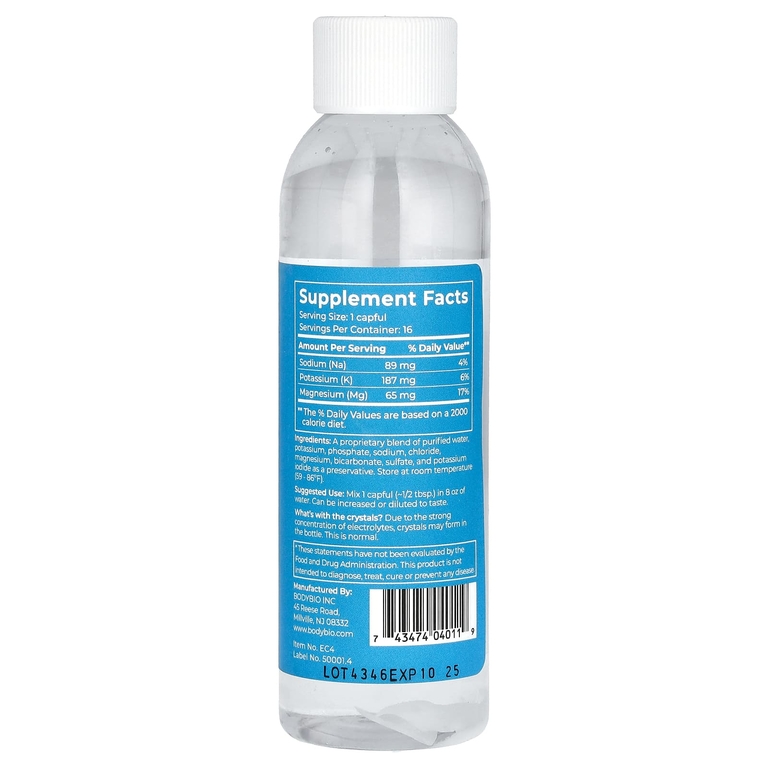 BodyBio, E-Lyte, 118 мл (4 жидк. унц.)