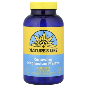 Nature's Life, восстанавливающий малат магния, 250 таблеток (200 мг в 1 таблетке)