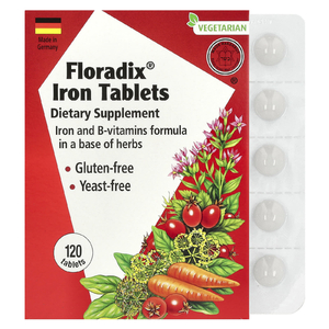 Floradix, Floradix, железо, 120 таблеток