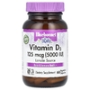 Bluebonnet Nutrition, Витамин D3, 125 мкг (5000 МЕ), 60 растительных капсул