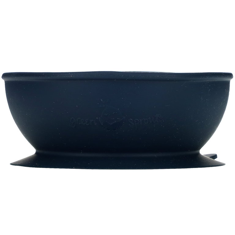 Green Sprouts, Learning Bowl, для детей от 9 месяцев, темно-синий, 1 миска