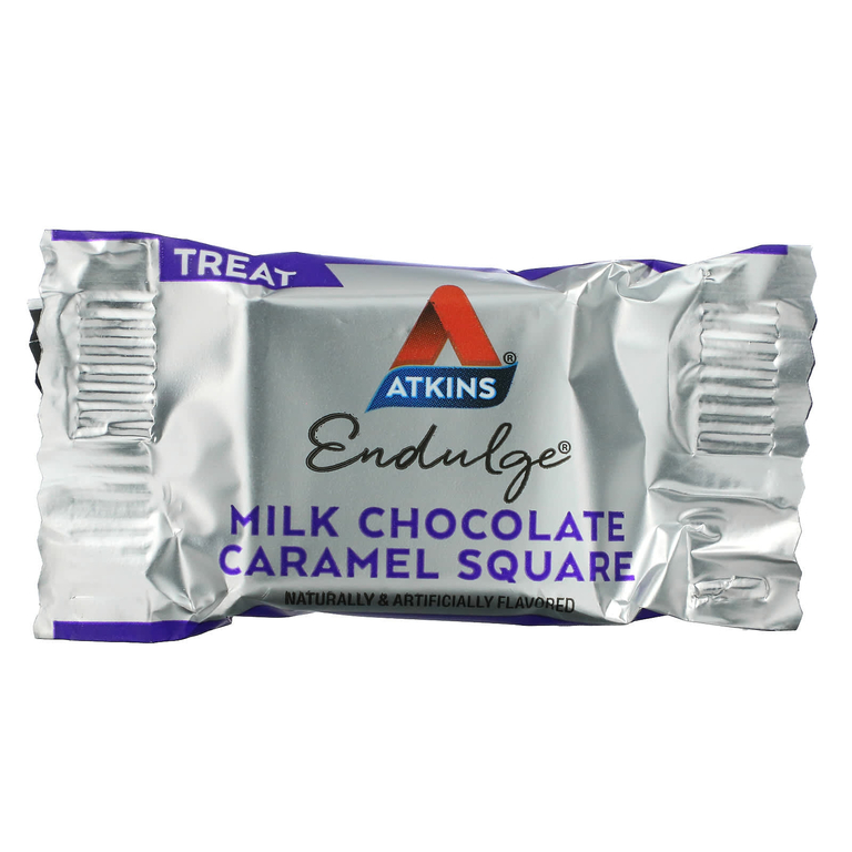 Atkins, Treat, молочный шоколад и карамель, 15 шт., 11,5 г (0,41 унции)