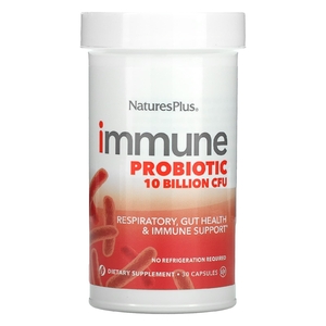 NaturesPlus, Иммунный пробиотик, 10 млрд КОЕ, 30 капсул