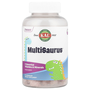 KAL, MultiSaurus®, ягодное ассорти, 90 жевательных таблеток