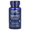 Life Extension, Gamma E, смесь токоферолов и токотриенолов, 60 мягких таблеток