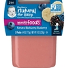 Gerber, Natural for Baby, Wonder Foods, 2nd Foods, банан, ежевика и голубика, 2 пакетика по 113 г (4 унции)