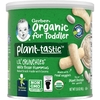 Gerber, Organic для малышей, маленькие хрустящие хлопья, с растительным вкусом, запеченные снеки, для детей от 12 месяцев, хумус из белой фасоли, 45 г (1,59 унции) (Товар снят с продажи) 