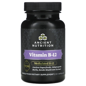 Ancient Nutrition, Витамин B12, 30 капсул