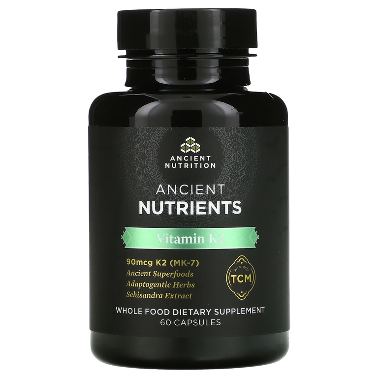 Ancient Nutrition, Ancient Nutrients, витамин K2, 60 капсул (Товар снят с продажи) 