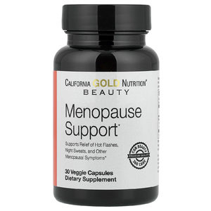California Gold Nutrition, Beauty, добавка для поддержки во время менопаузы с дудником гигантским, цинанхумом, зопником и L-лейцином, 30 растительных капсул
