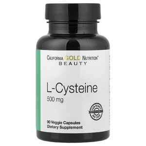 California Gold Nutrition, L-цистеин, 500 мг, 90 растительных капсул