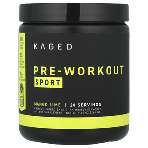 Kaged, предтренировочный комплекс, спорт, манго и лайм, 268 г
