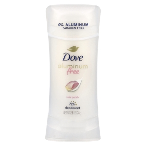 Dove, дезодорант без алюминия, лепестки роз, 74 г (2,6 унции) (Товар снят с продажи) 