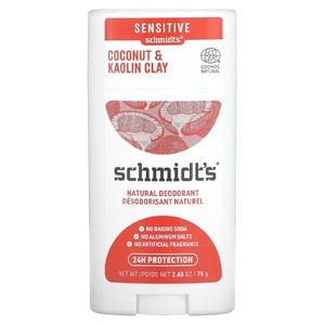 Schmidt's, Натуральный дезодорант, кокос и каолиновая глина, 75 г (2,65 унции) (Товар снят с продажи) 