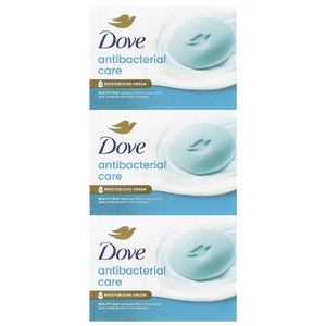 Dove, Care & Protect, антибактериальное косметическое мыло, 3 шт. по 90 г (3,17 унции)