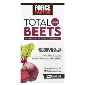 Force Factor, Total Beets, эффективная поддержка кровообращения, 120 таблеток
