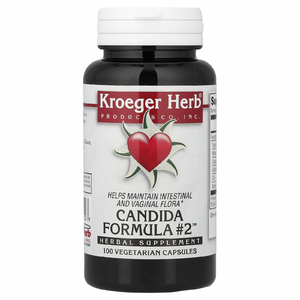 Kroeger Herb Co, комплекс для поддержки здорового баланса микрофлоры #2, 100 вегетарианских капсул