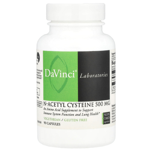 DaVinci Laboratories of Vermont, N-ацетилцистеин, 500 мг, 90 капсул
