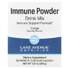 Lake Avenue Nutrition, порошковая смесь для приготовления укрепляющего иммунитет напитка, со вкусом апельсина, 20 пакетиков по 10,3 г (0,36 унции) (Товар снят с продажи) 