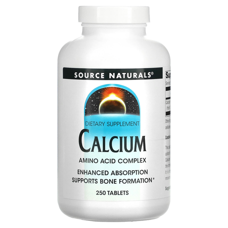 Source Naturals, кальций, 250 таблеток