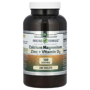 Amazing Nutrition, Amazing Formulas, кальций, магний, цинк и витамин D3, 300 таблеток