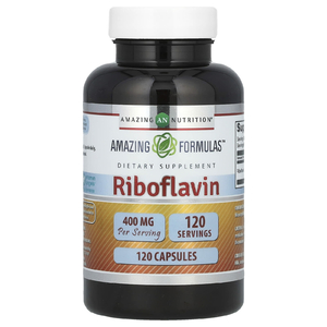 Amazing Nutrition, Рибофлавин, 400 мг, 120 капсул