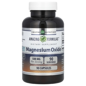 Amazing Nutrition, Оксид магния, 500 мг, 90 капсул