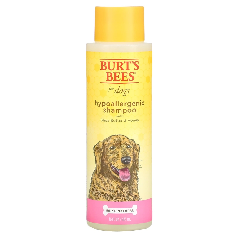 Burt's Bees, Гипоаллергенный шампунь для собак с маслом ши и медом, 473 мл (16 жидк. унц.)