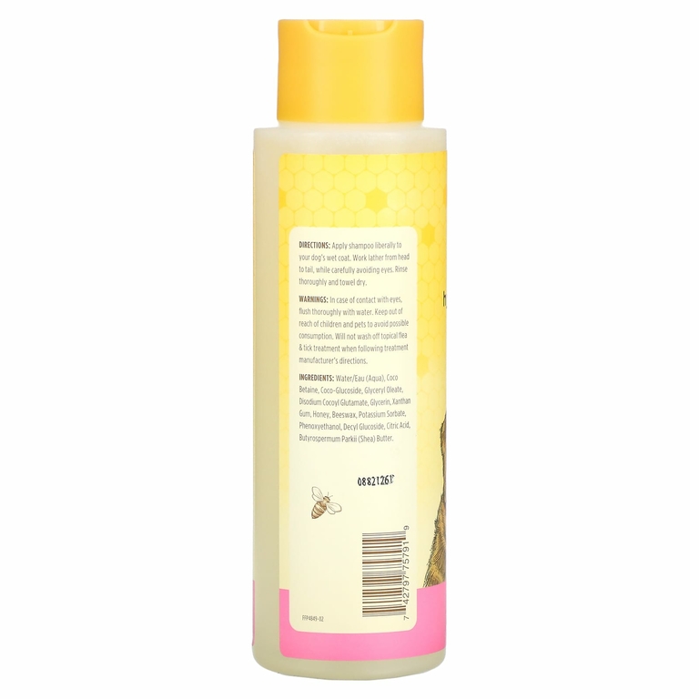 Burt's Bees, Гипоаллергенный шампунь для собак с маслом ши и медом, 473 мл (16 жидк. унц.)