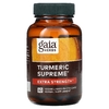 Gaia Herbs, Turmeric Supreme, Extra Strength, куркума, 60 растительных фито-капсул с жидкостью