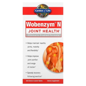 Wobenzym N, здоровье суставов, 800 таблеток, покрытых кишечнорастворимой оболочкой