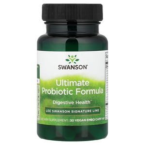 Swanson Vitamins, Ultimate Probiotic Formula, 30 вегетарианских капсул Embo Ap