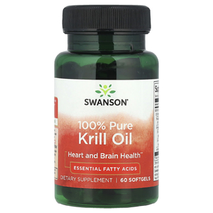 Swanson Vitamins, на 100% чистое масло криля, 60 капсул