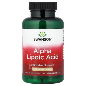 Swanson Vitamins, альфа-липоевая кислота, 300 мг, 120 капсул